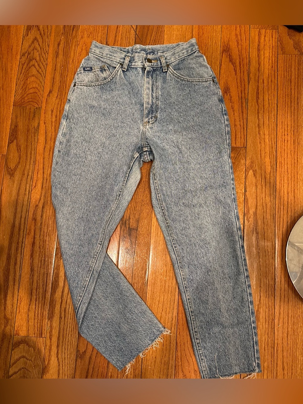Vintage Lee Jeans with raw hem